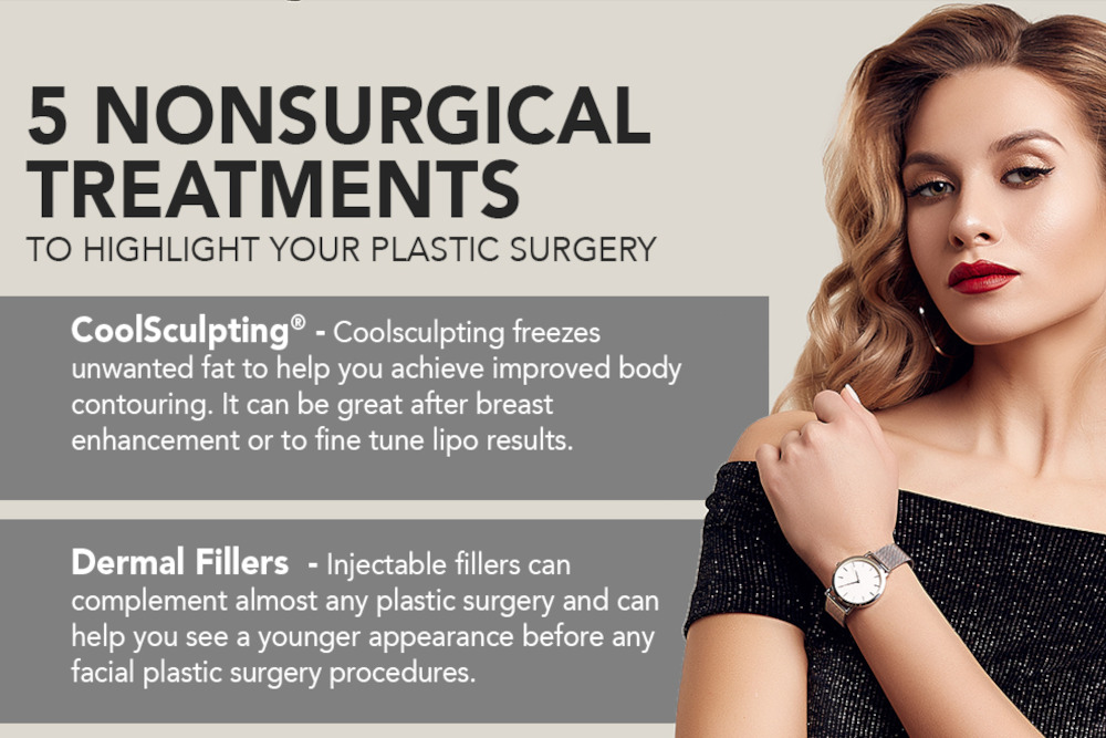 5 Nonsurgical Treatments to Highlight Your Plastic Surgery infographic thumb